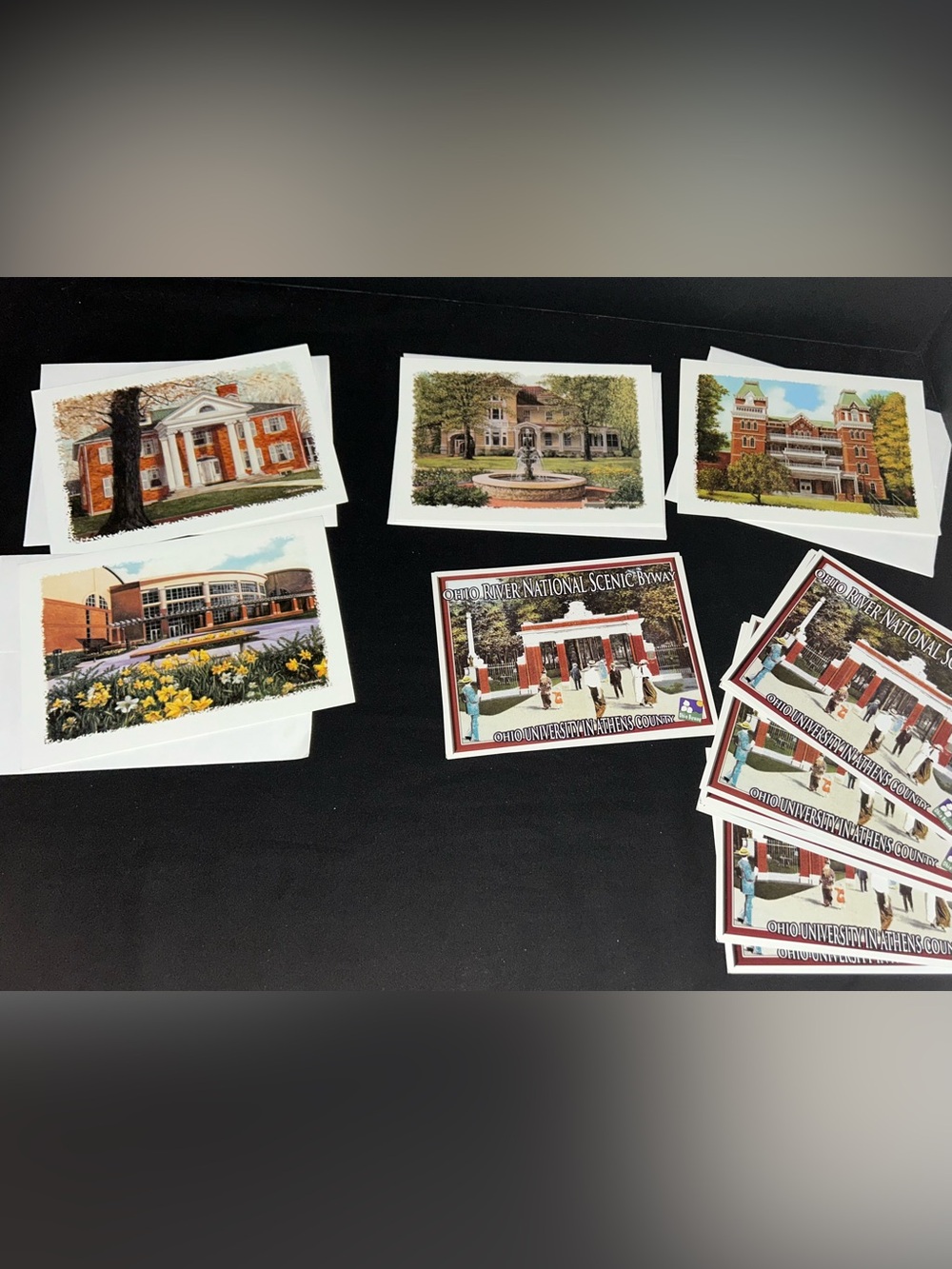 Ohio University Athens County Notecard Postcards Lot